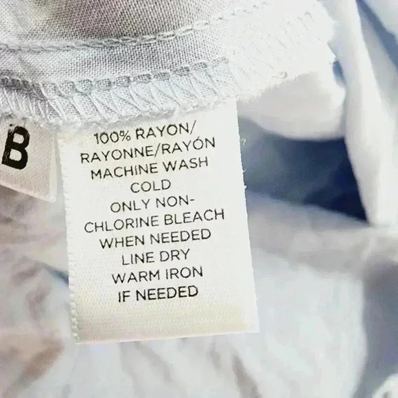 LOFT Soft Blue Long Sleeve Blouse - Picture 6 of 7